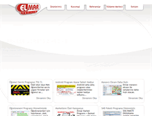 Tablet Screenshot of elmaryazilim.com
